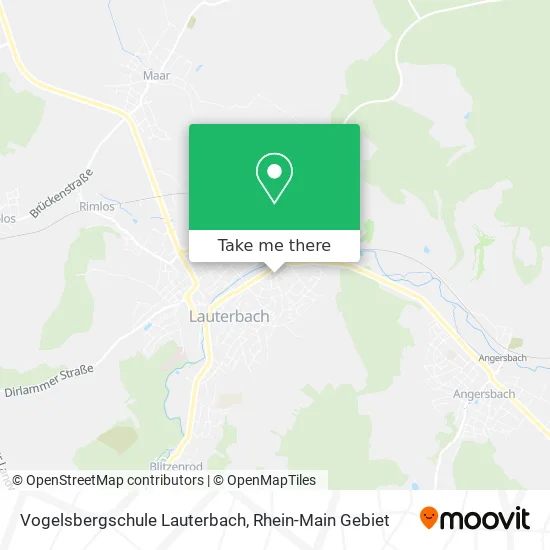 Карта Vogelsbergschule Lauterbach