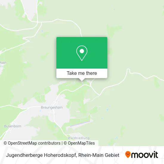 Карта Jugendherberge Hoherodskopf