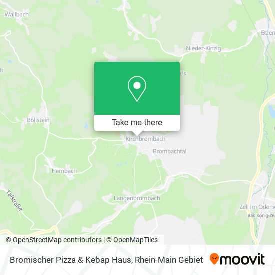 Карта Bromischer Pizza & Kebap Haus