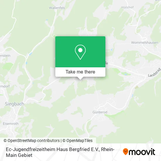 Карта Ec-Jugendfreizeitheim Haus Bergfried E.V.