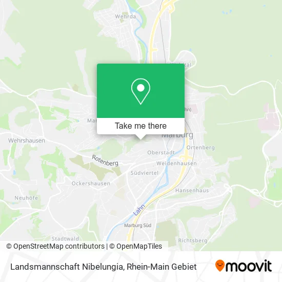 Карта Landsmannschaft Nibelungia