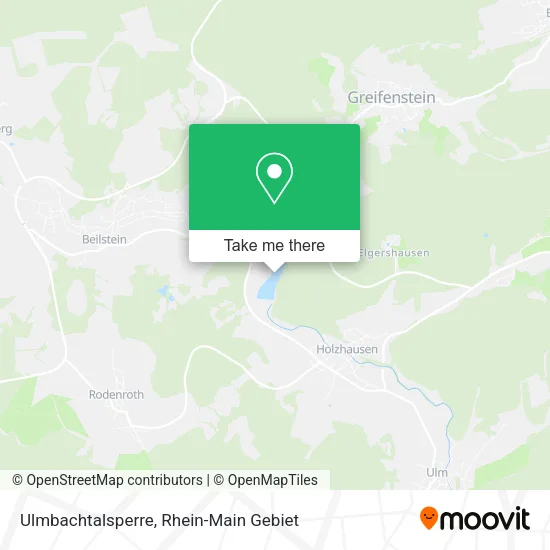 Карта Ulmbachtalsperre