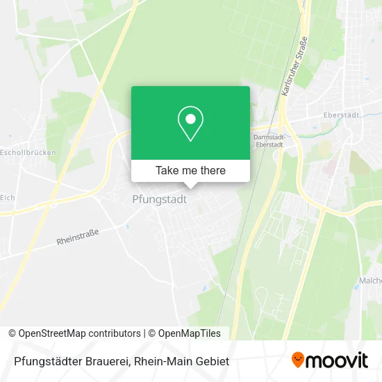 Карта Pfungstädter Brauerei