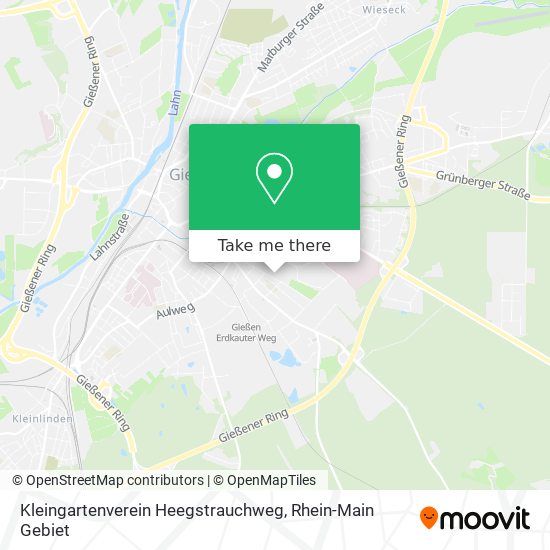 Kleingartenverein Heegstrauchweg map