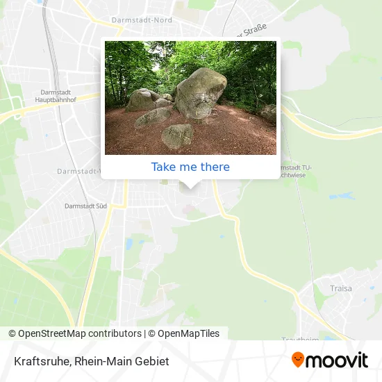 Карта Kraftsruhe