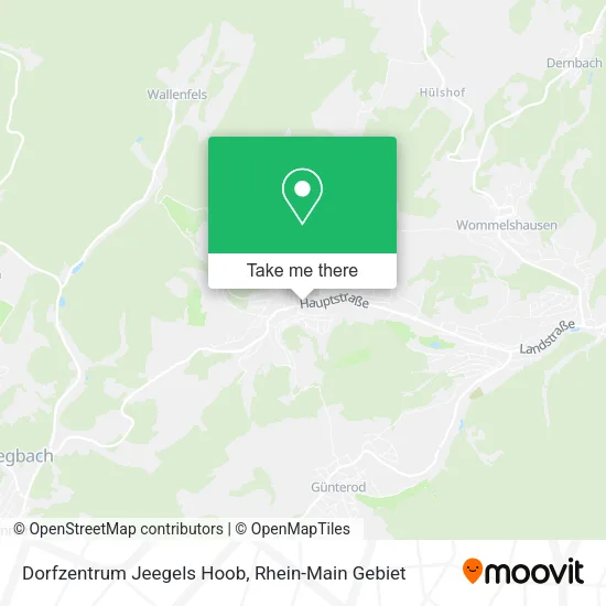 Карта Dorfzentrum Jeegels Hoob