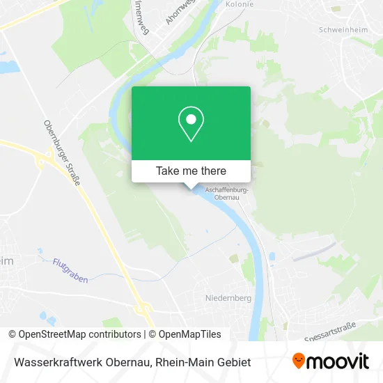 Карта Wasserkraftwerk Obernau