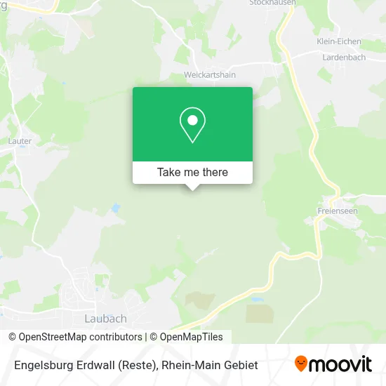 Engelsburg Erdwall (Reste) map