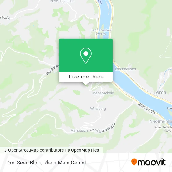 Карта Drei Seen Blick