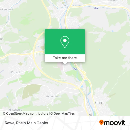 Rewe map