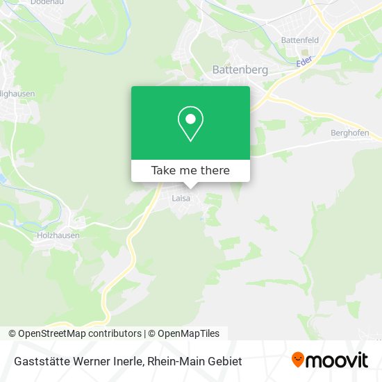 Gaststätte Werner Inerle map