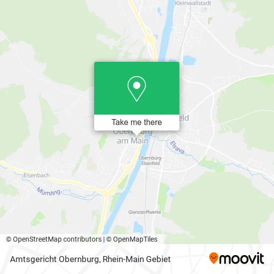 Карта Amtsgericht Obernburg