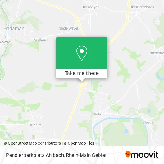 Карта Pendlerparkplatz Ahlbach