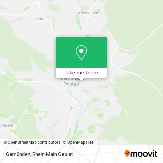 Карта Gemünden