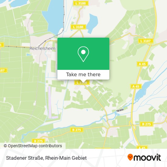 Stadener Straße map