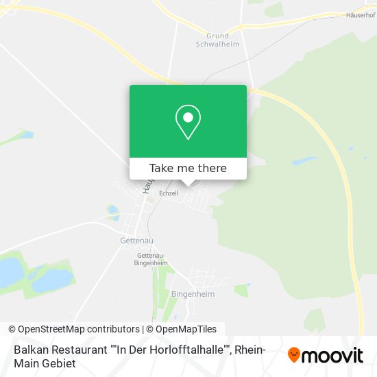 Balkan Restaurant ""In Der Horlofftalhalle"" map