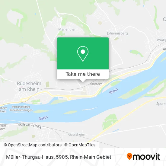 Карта Müller-Thurgau-Haus, 5905