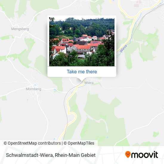 Schwalmstadt-Wiera map