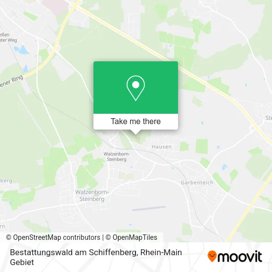 Карта Bestattungswald am Schiffenberg
