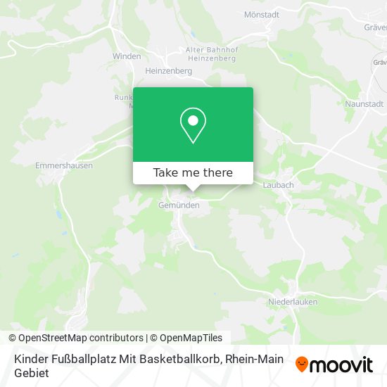Kinder Fußballplatz Mit Basketballkorb map