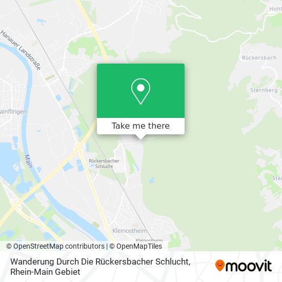 Wanderung Durch Die Rückersbacher Schlucht map