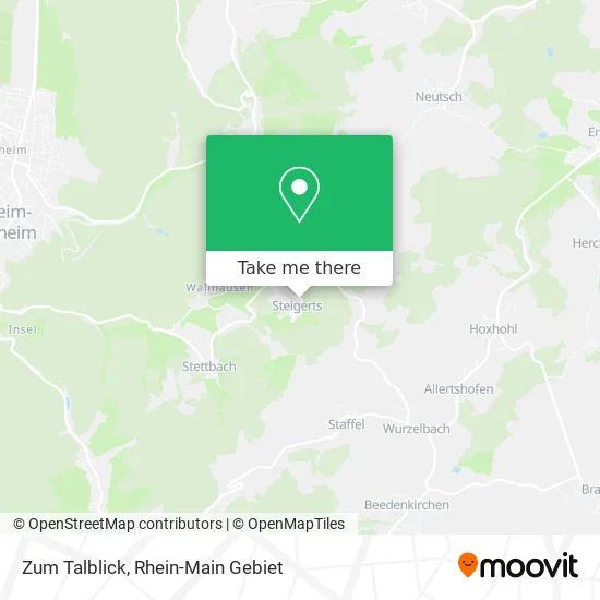 Карта Zum Talblick