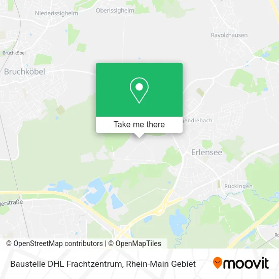 Карта Baustelle DHL Frachtzentrum