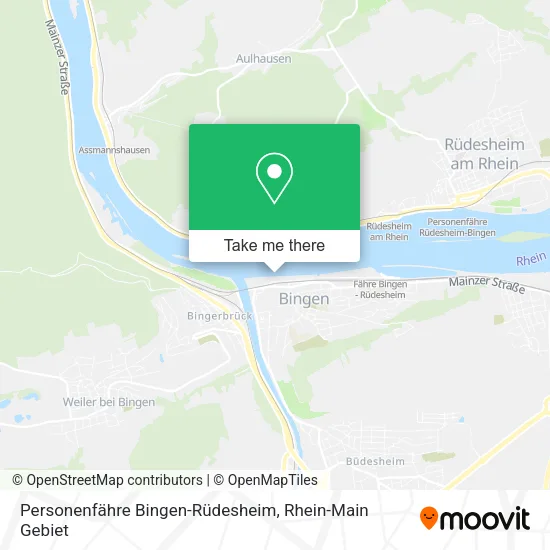 Карта Personenfähre Bingen-Rüdesheim