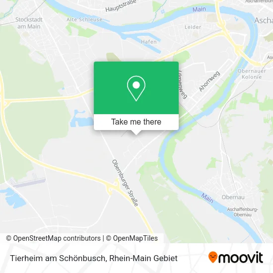 Карта Tierheim am Schönbusch