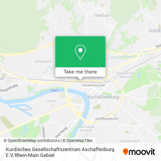 Kurdisches Gesellschaftszentrum Aschaffenburg E.V map