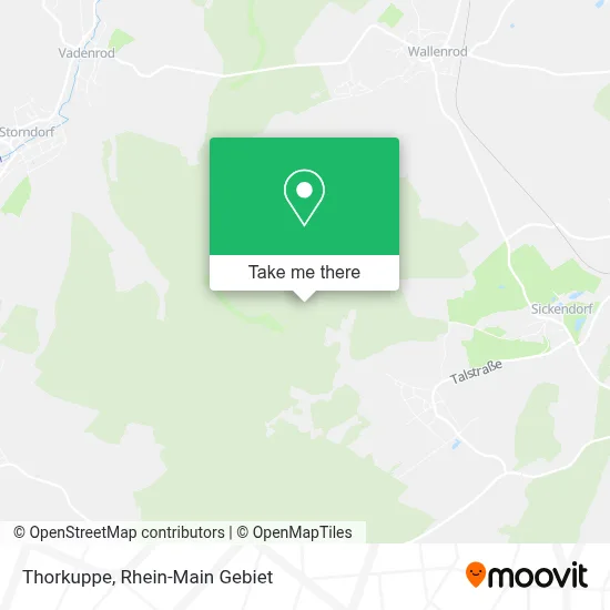 Thorkuppe map