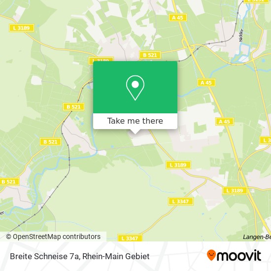 Breite Schneise 7a map