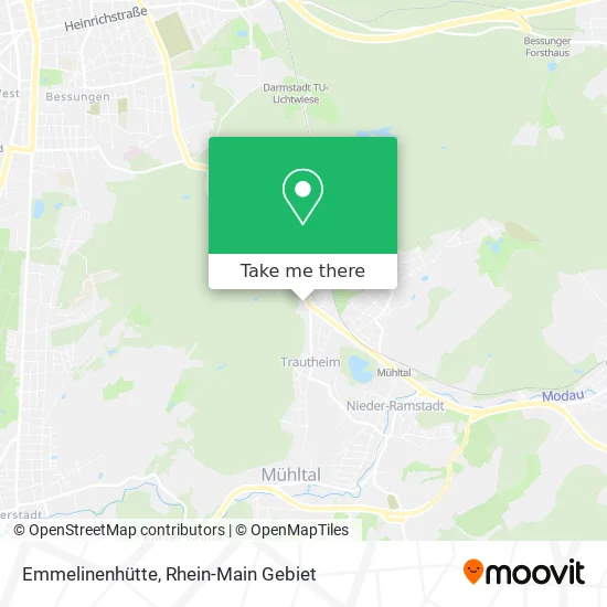Карта Emmelinenhütte