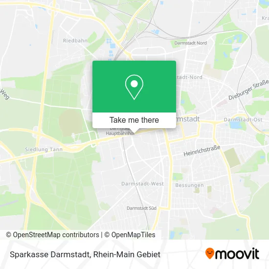 Карта Sparkasse Darmstadt