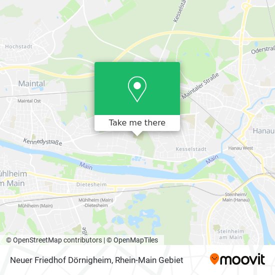 Neuer Friedhof Dörnigheim map