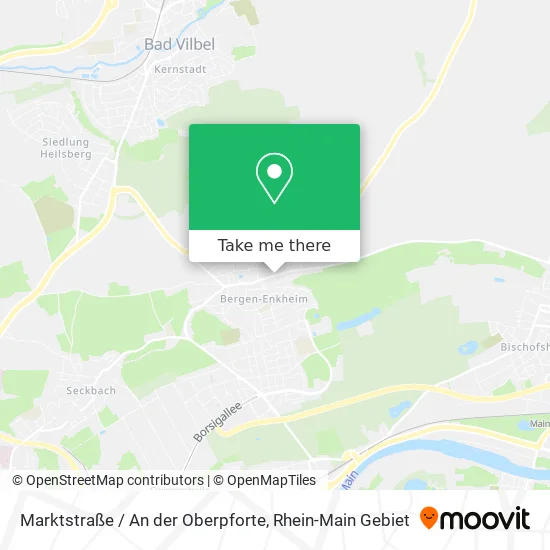 Карта Marktstraße / An der Oberpforte