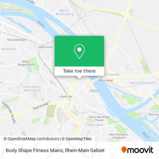 Body Shape Fitness Mainz map