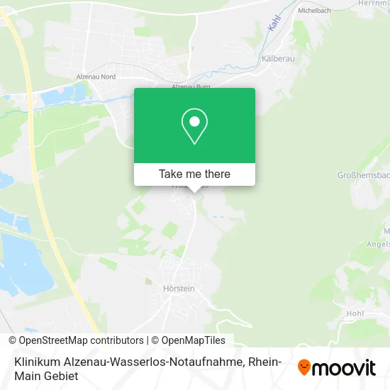 Карта Klinikum Alzenau-Wasserlos-Notaufnahme