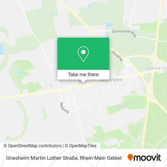 Карта Griesheim Martin Luther Straße