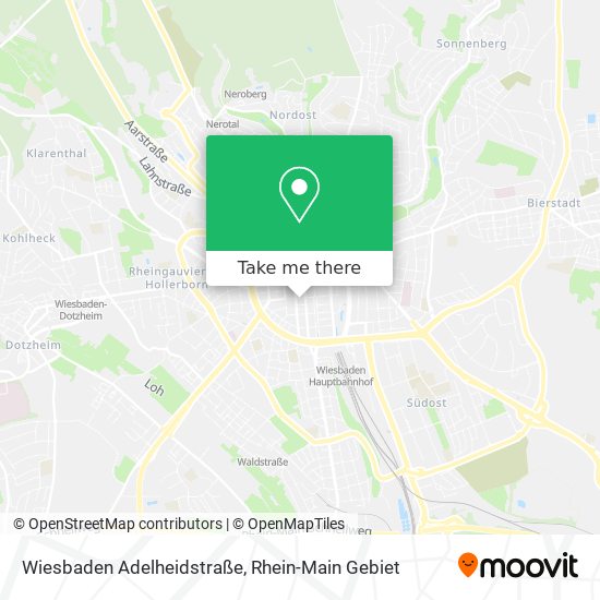 Wiesbaden Adelheidstraße map