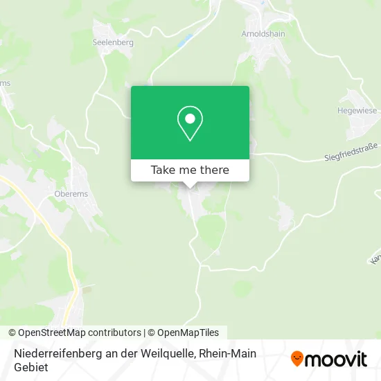 Карта Niederreifenberg an der Weilquelle