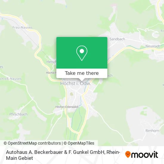 Карта Autohaus A. Beckerbauer & F. Gunkel GmbH