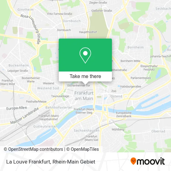 Карта La Louve Frankfurt