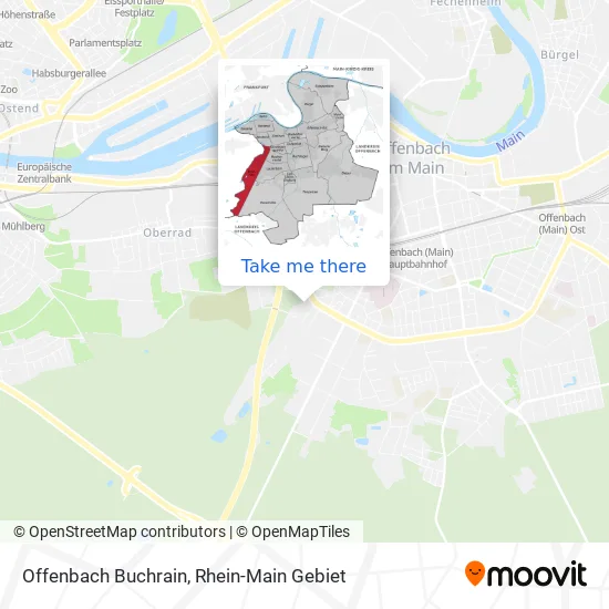 Карта Offenbach Buchrain