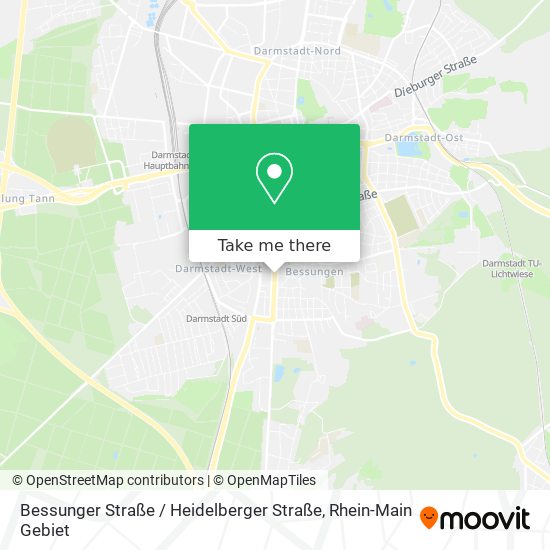 Bessunger Straße / Heidelberger Straße map