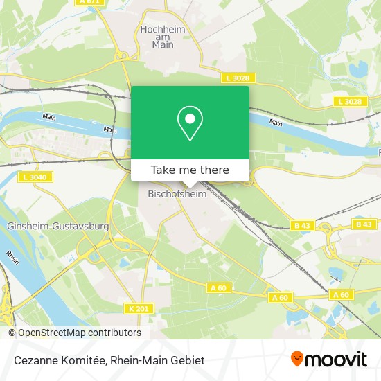 Cezanne Komitée map