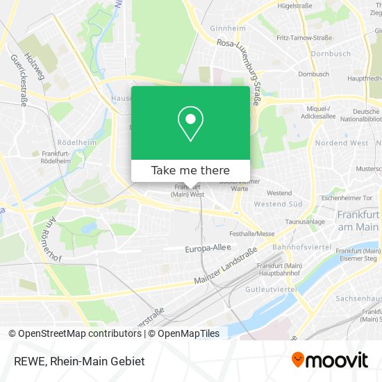 REWE map