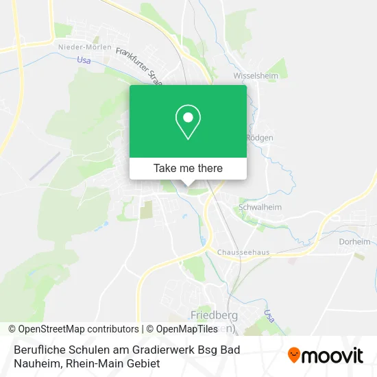 Карта Berufliche Schulen am Gradierwerk Bsg Bad Nauheim