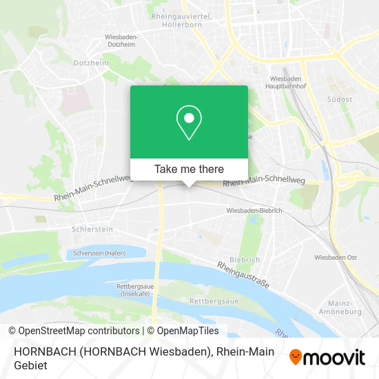 Карта HORNBACH (HORNBACH Wiesbaden)