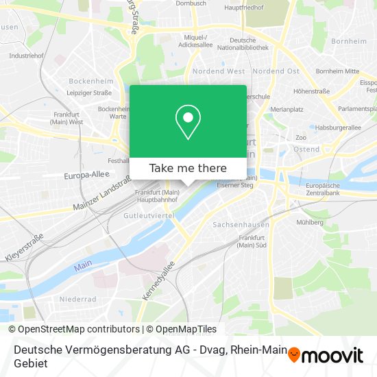 Deutsche Vermögensberatung AG - Dvag map